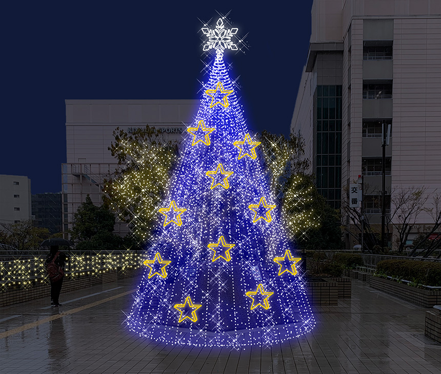 イルミネーションイベント「kirara@アートしんゆり2025」【川崎市】