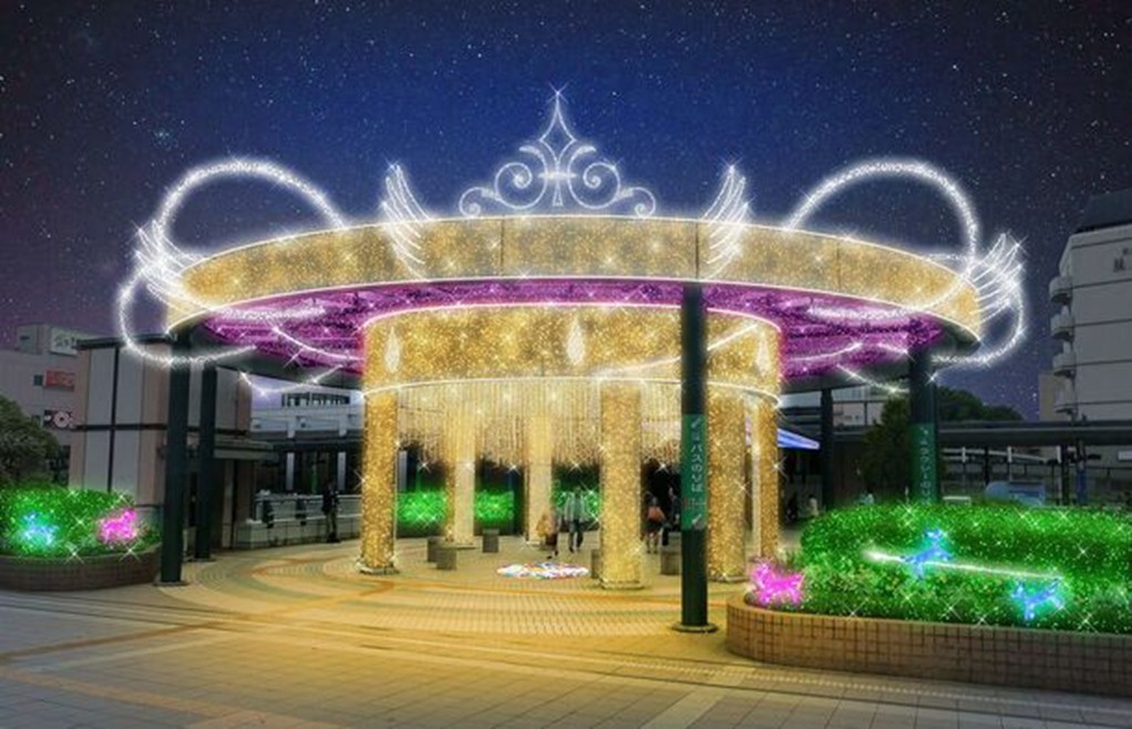 溝口駅前キラリデッキイルミネーション【川崎市】